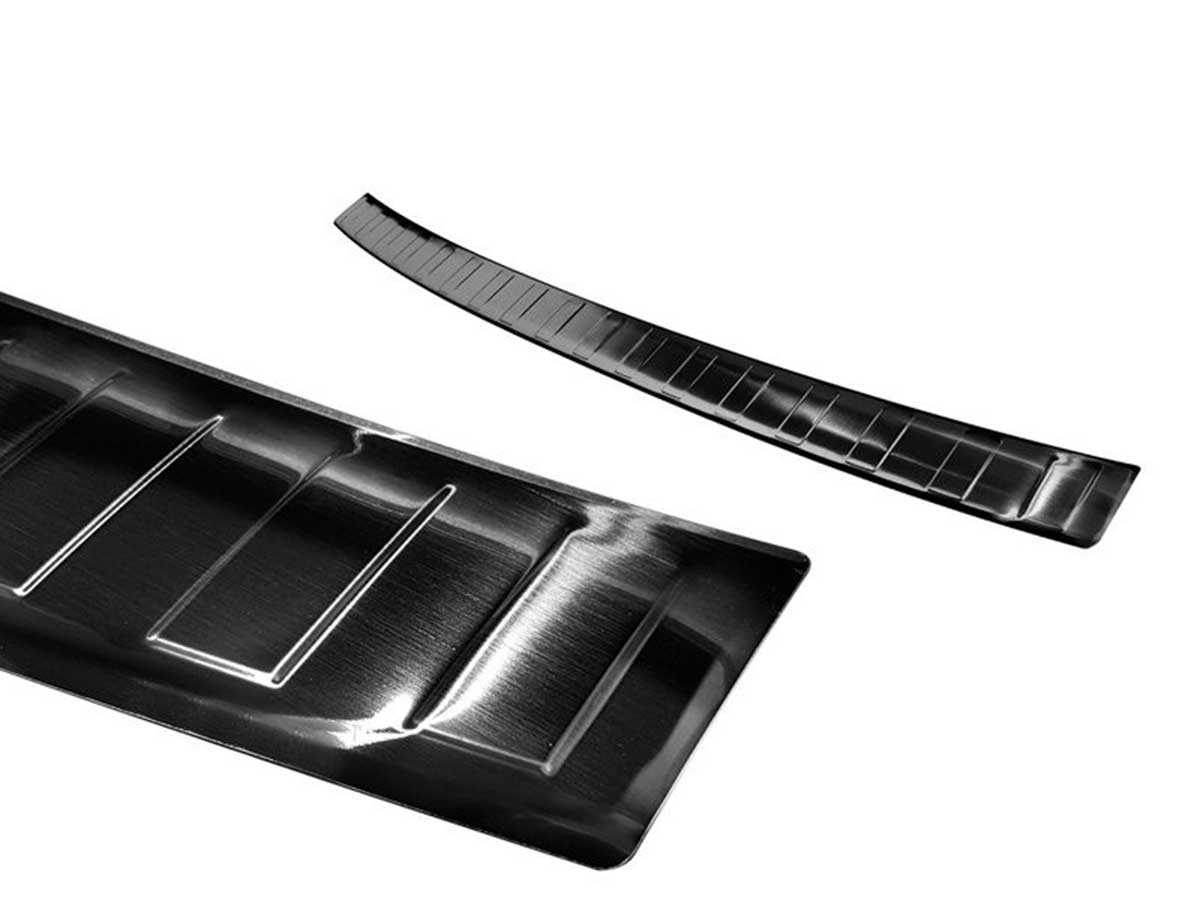 Bumper Beschermer RVS Zwart Glans Volkswagen Caddy 5 2021+